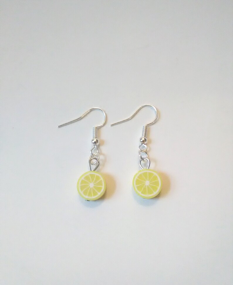 Lemon Earrings Fruit Earrings Lemonade Stand Lemon Gifts Etsy