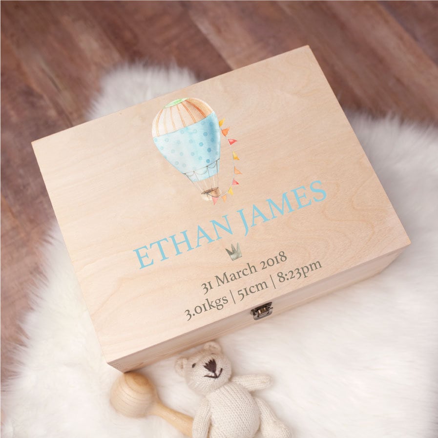 Personalised Baby Gift Keepsake Box Personalised Baby Gifts Etsy
