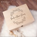 Personalised Baby Gift Keepsake Box - Personalised Baby Gifts For Newborn - Personalised Wooden Memory Box product logo