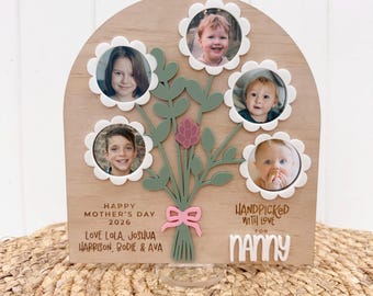Flower Bouquet Photo Frame | Mother's Day