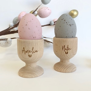 Personalised Egg Cup| Wooden Egg Cup | Egg Cup | Easter Gift | Easter