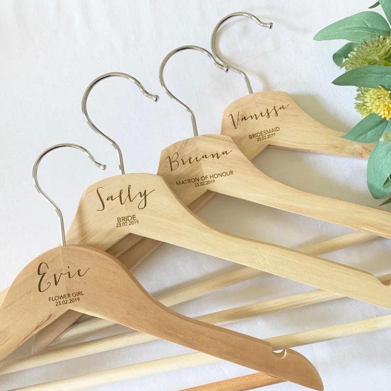 Wedding Coat Hanger Personalised Coat Hanger Wedding Dress Etsy Australia