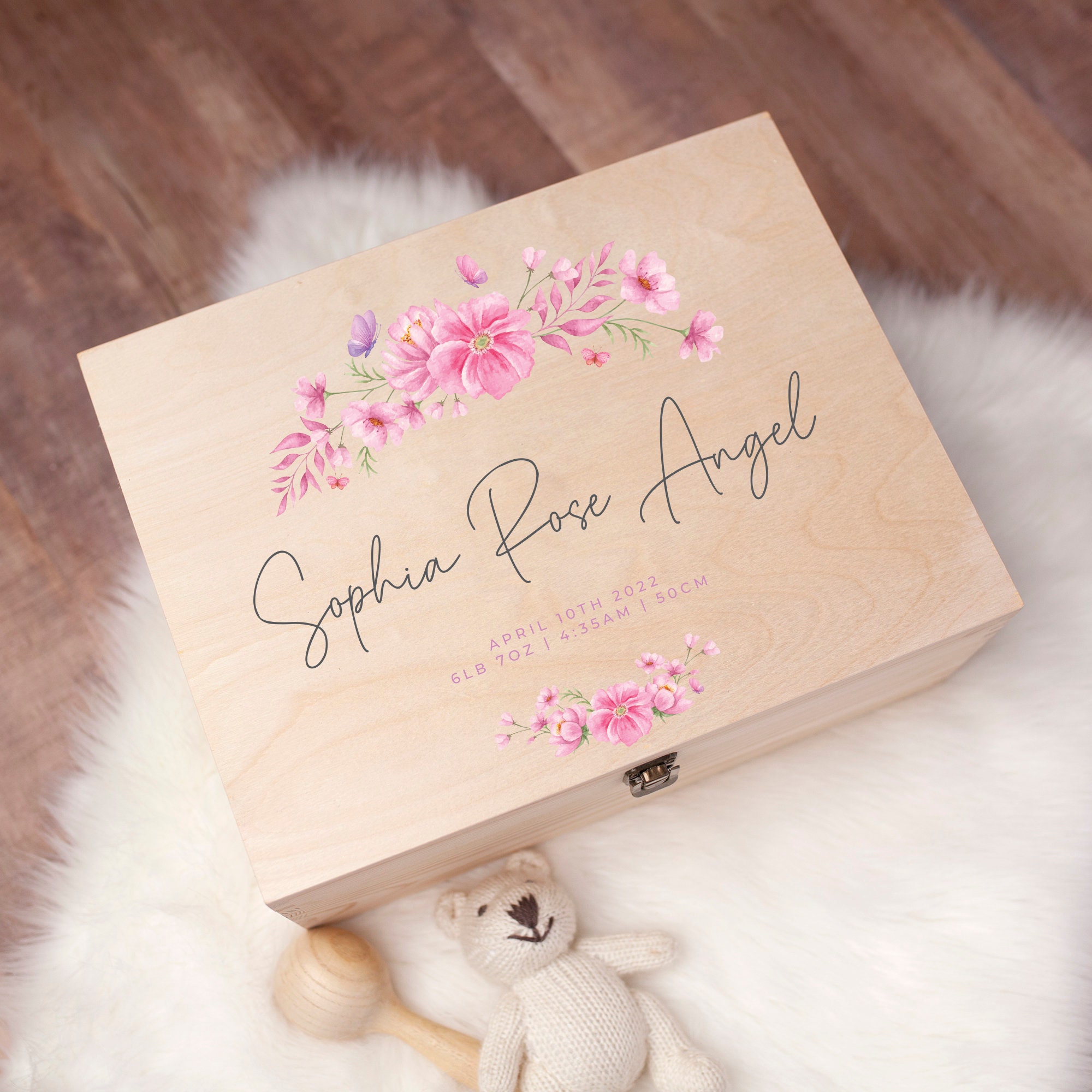Personalised Baby Gift Keepsake Box - Personalised Baby Gifts for ...
