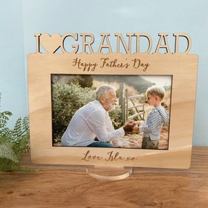 Father's Day Photo Frame, Personalised Father's Day Gift,  Gift for Daddy