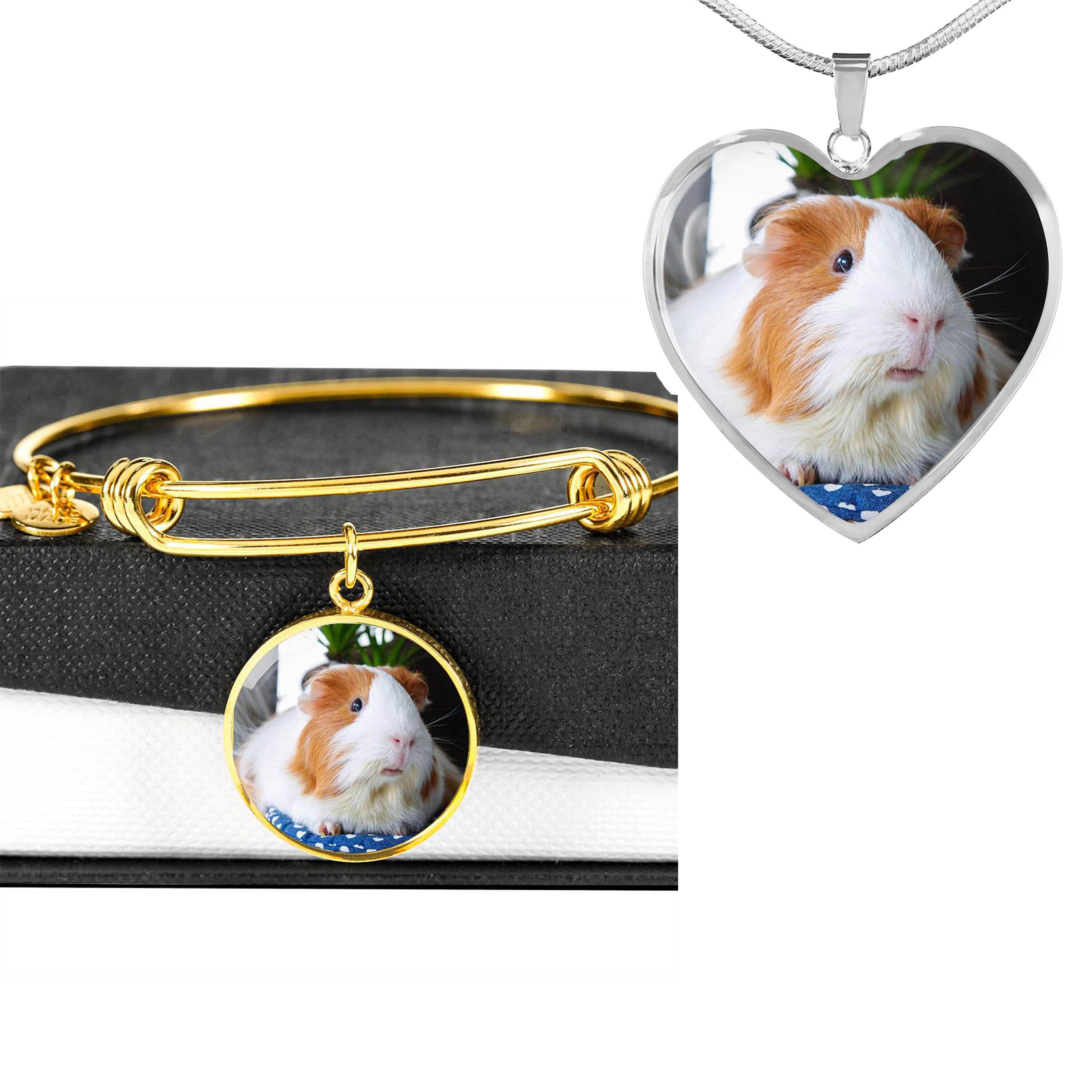 Custom Guinea Pig Necklace Personalized Photo of guinea pig Etsy