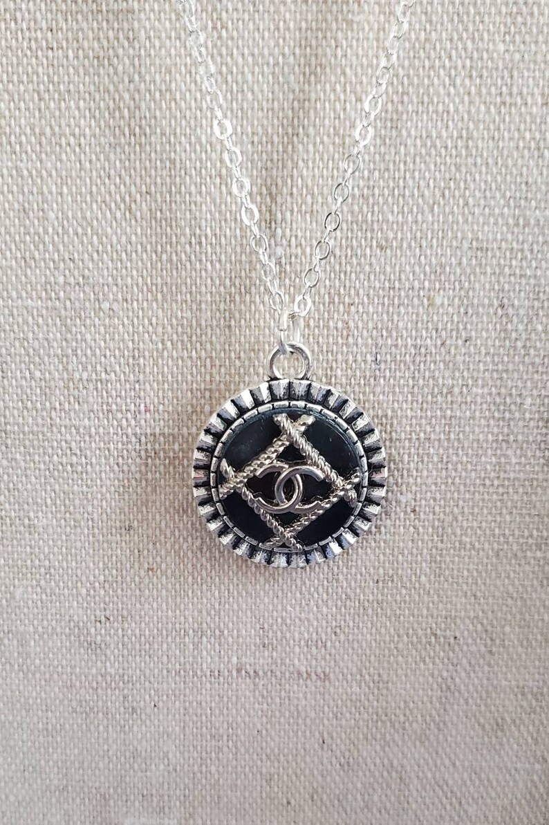 Upcycled Button Pendant Necklaces