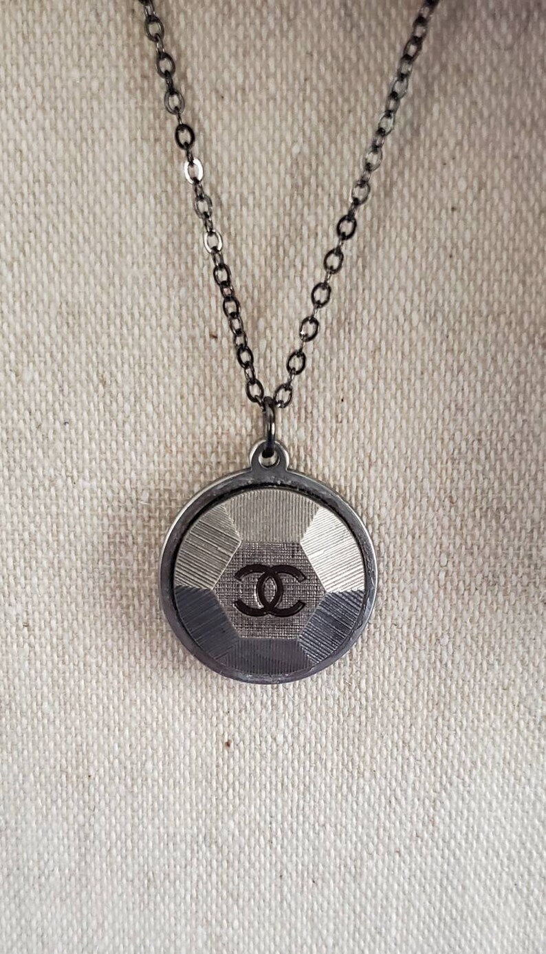 Upcycled Button Pendant Necklaces