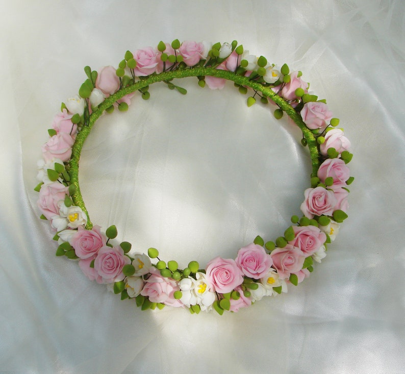 Wedding flower wreath Wedding accessory Wedding wreath with Etsy