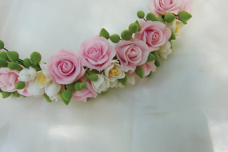 Wedding flower wreath Wedding accessory Wedding wreath with Etsy