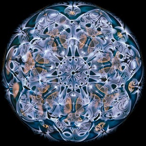 CYMATICS Photography Print - Frequenza - 41Hz (Nota E) - Nero