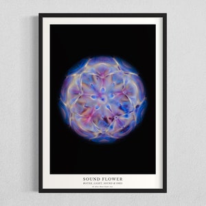 CYMATICS Photography Print - Sound Flower
