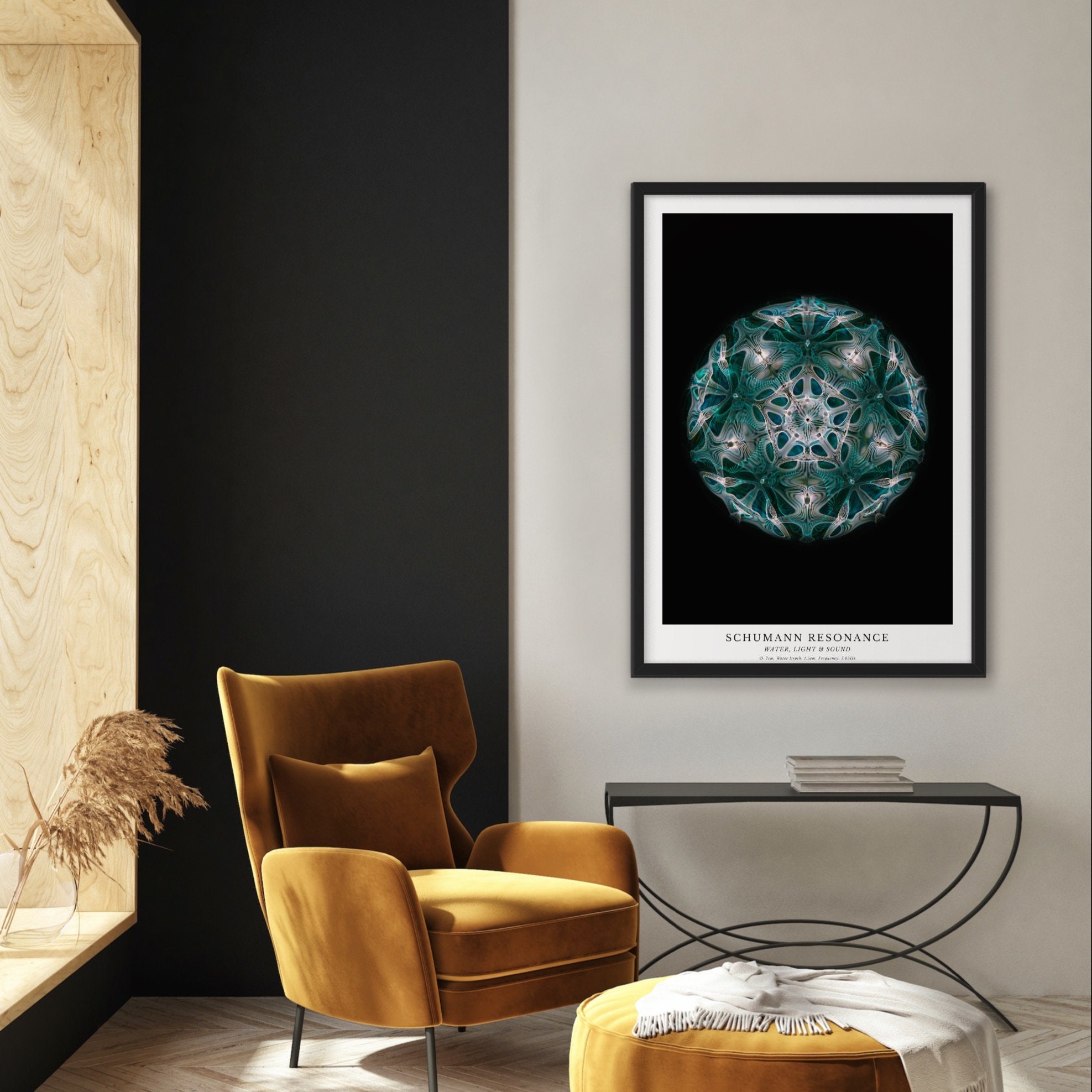 CYMATICS SCHUMANN RESONANCE Photography Print - Frequency - (7.83