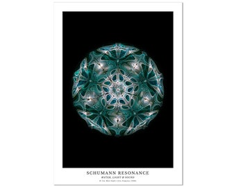 CYMATICS SCHUMANN RESONANCE Photography Print - Frequency