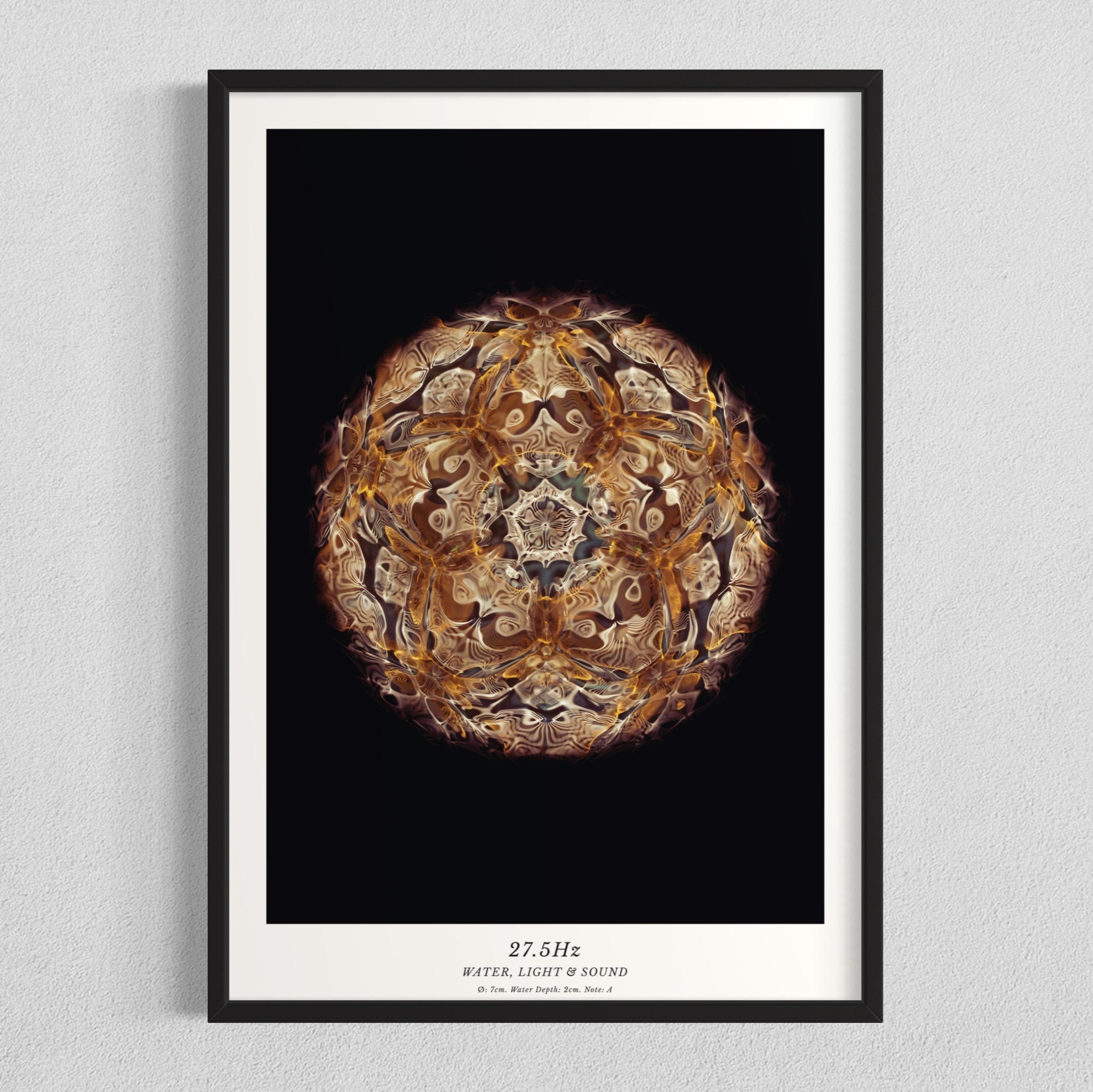 Frequency - 27.5hz (note A) - CYMATICS Photography Print - Etsy