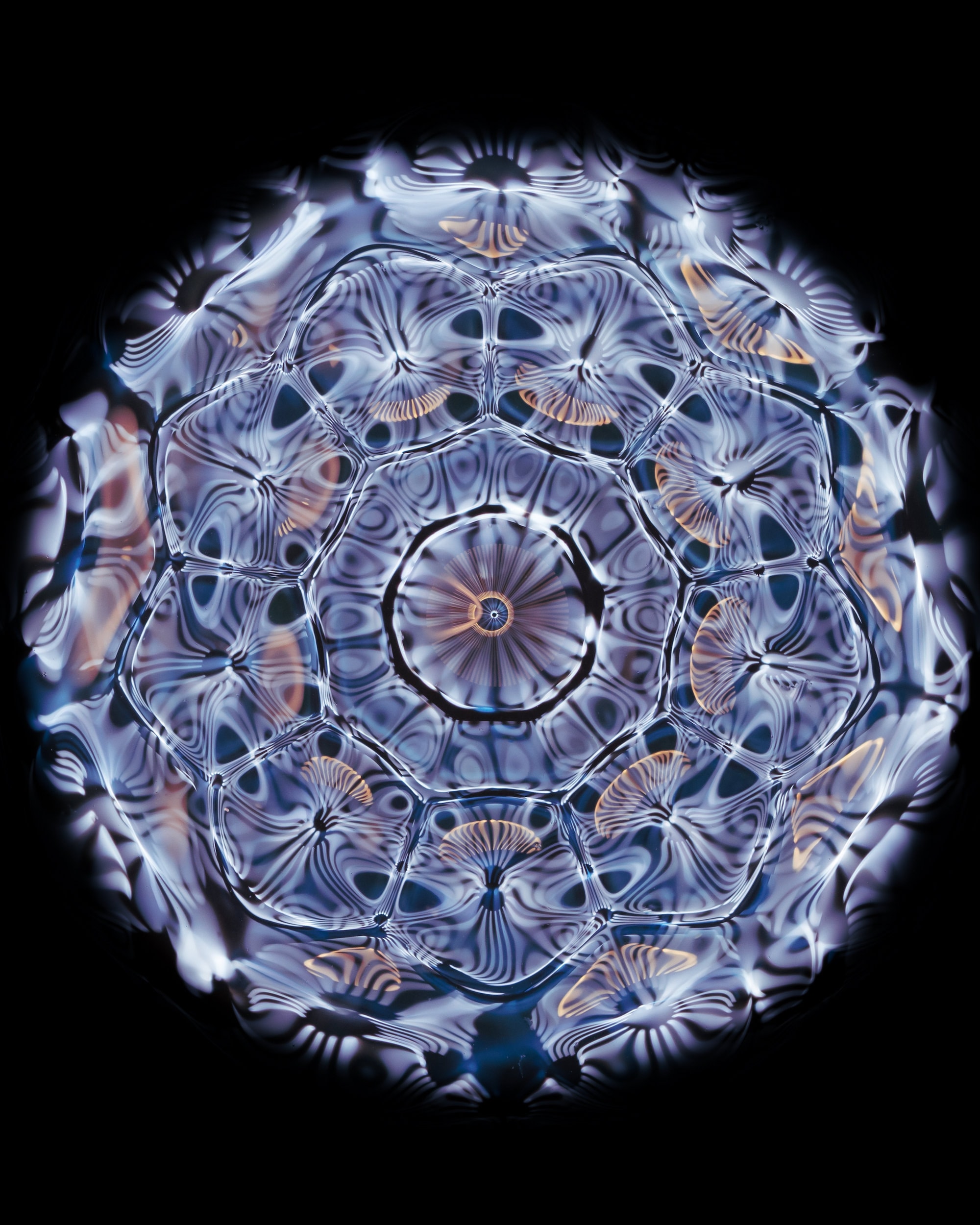 ワンピなど最旬ア！ - Frequency 43.6hz Etsy - Print Photography CYMATICS - F) (note アート・デザイン・音楽