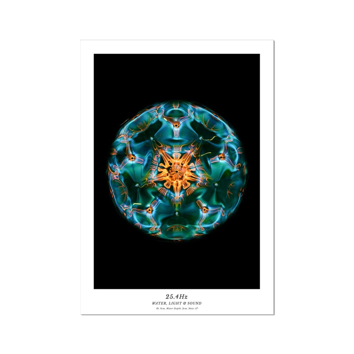 Frequency - 25.4hz (note G#) - CYMATICS Photography Print - Etsy