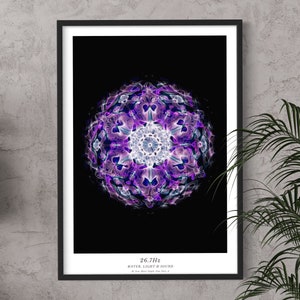 CYMATICS Photography Print - Frequency - 26.7Hz (Note A)