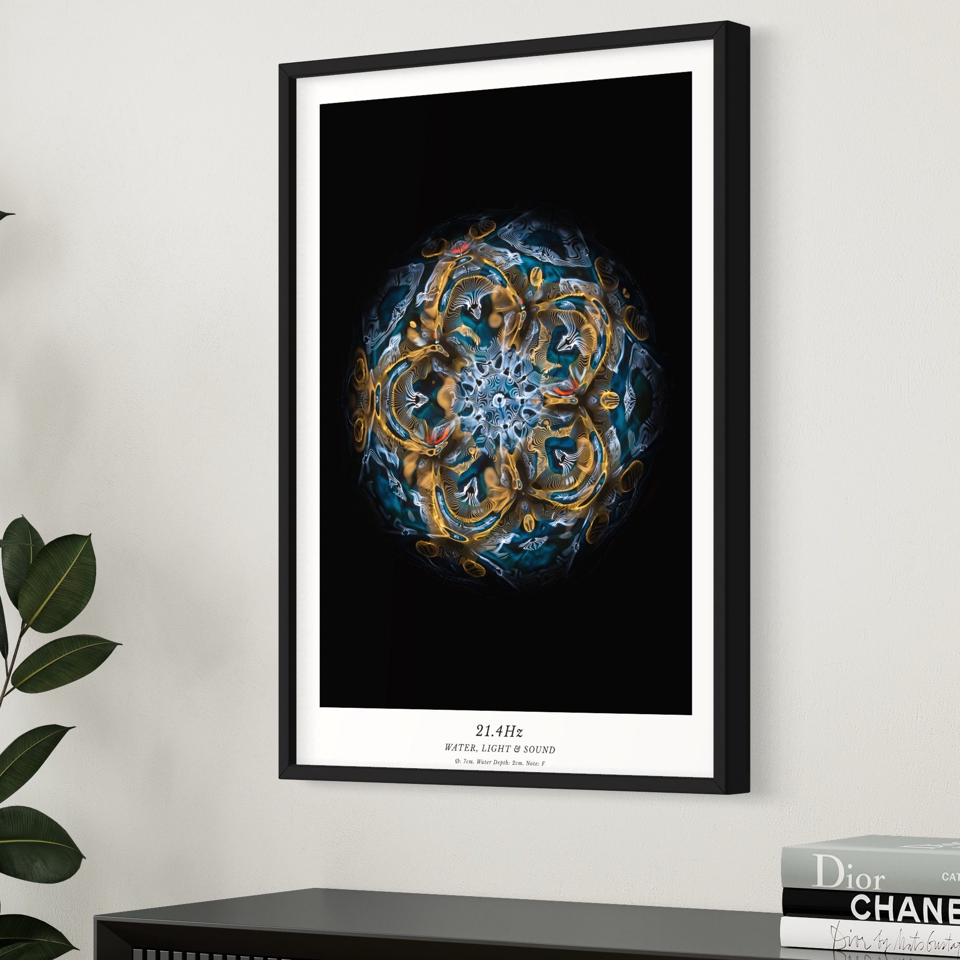 CYMATICS Photography Print - Frequency - 21.4hz (note F) - Etsy