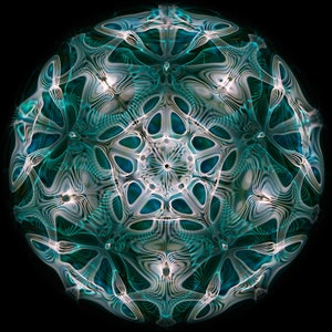 CYMATICS SCHUMANN RESONANCE Photography Print - Frequency - (7.83Hz)