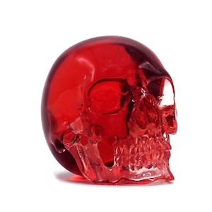 Hand made resin skull sculpture, skull art, skull homeware