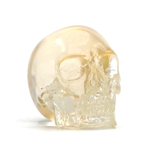 Hand made resin skull sculpture, skull art, skull homeware