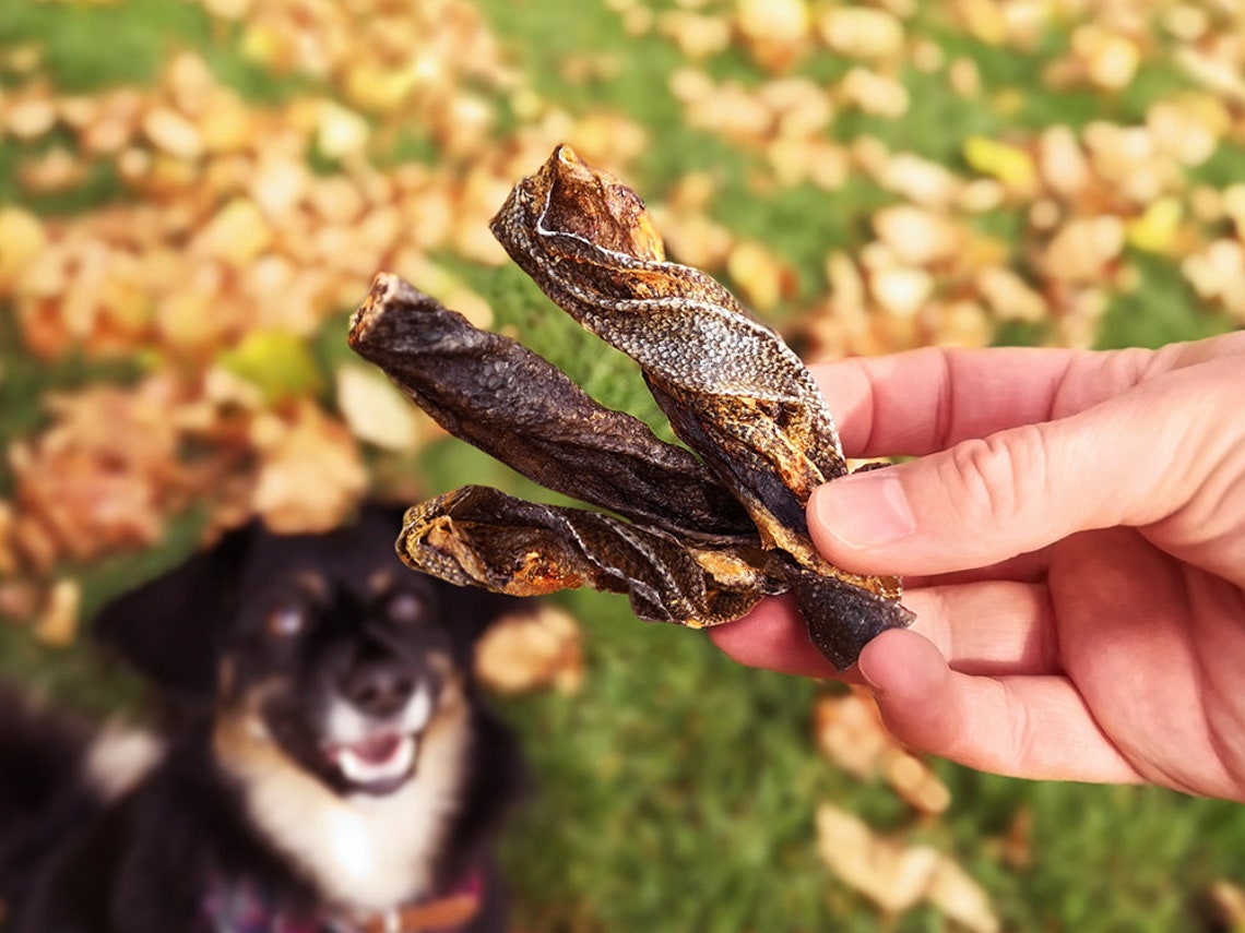 Dried Fish Dog Chews Fish Chews Fish Skins Healthy Dog Etsy