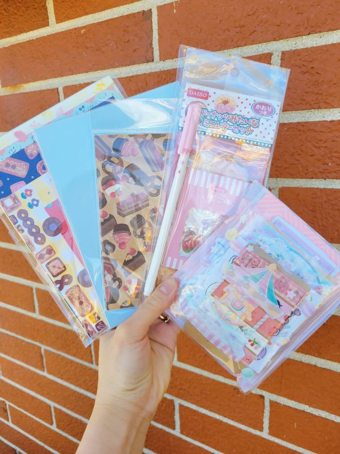 Cute Kawaii stationery set penpal kit snailmail crafts Etsy