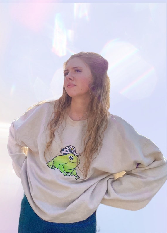 cowboy frog sweatshirt