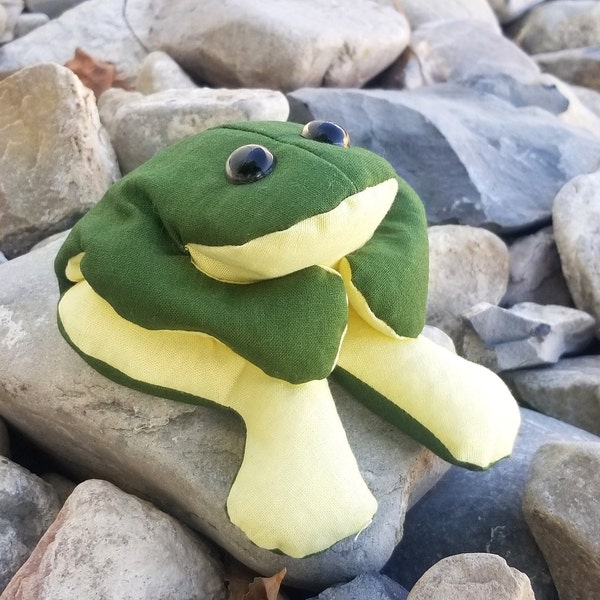 PDF Bean Bag Frog Pattern - 3 Sizes of Frog Patterns to Make Frog Family  and Frog Prince - Teach Children to Sew With This Easy Pattern