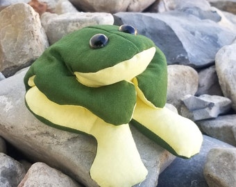 PDF Bean Bag Frog Pattern - 3 Sizes of Frog Patterns to Make Frog Family  and Frog Prince - Teach Children to Sew With This Easy Pattern