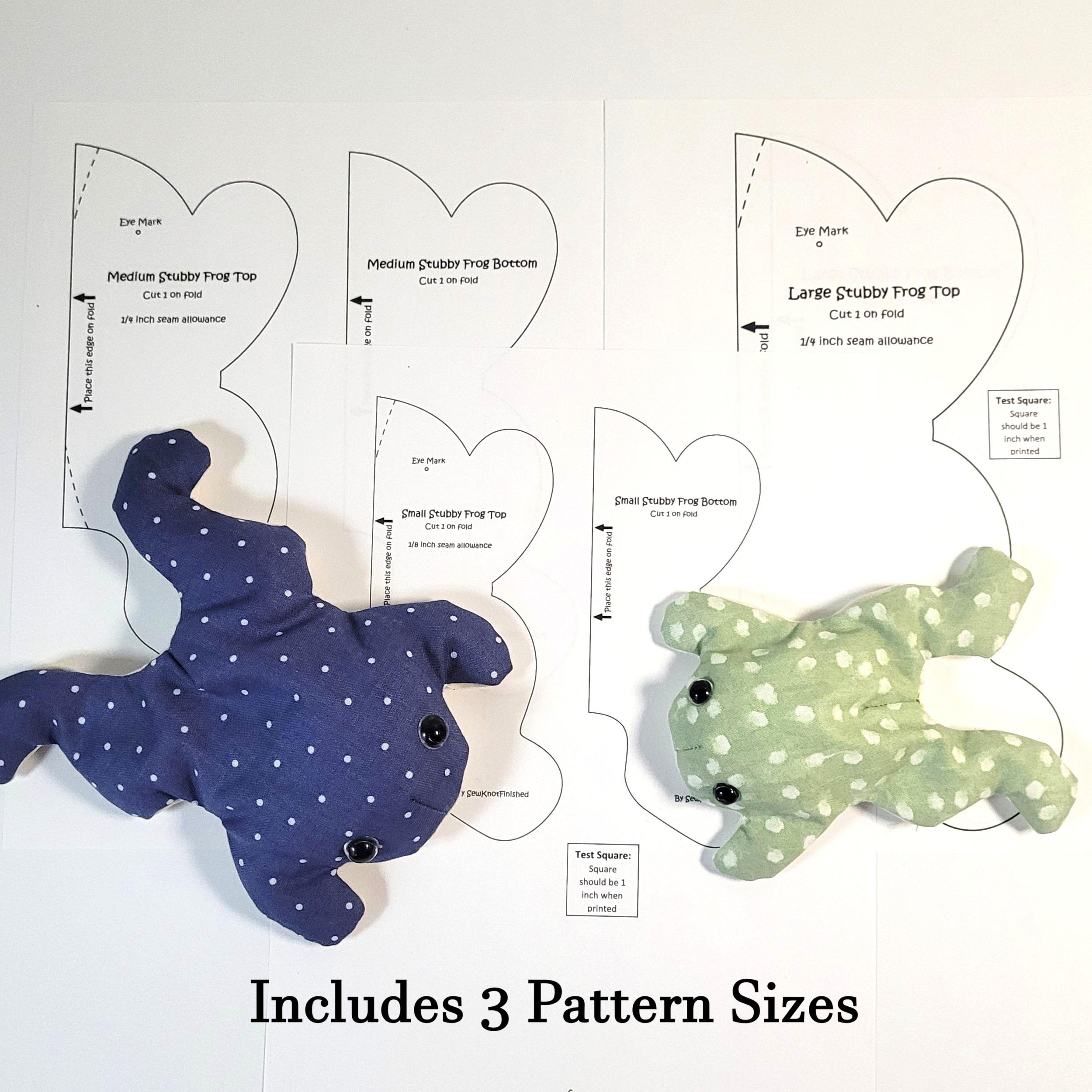 Easy Frog Sewing Pattern Digital Download - Etsy