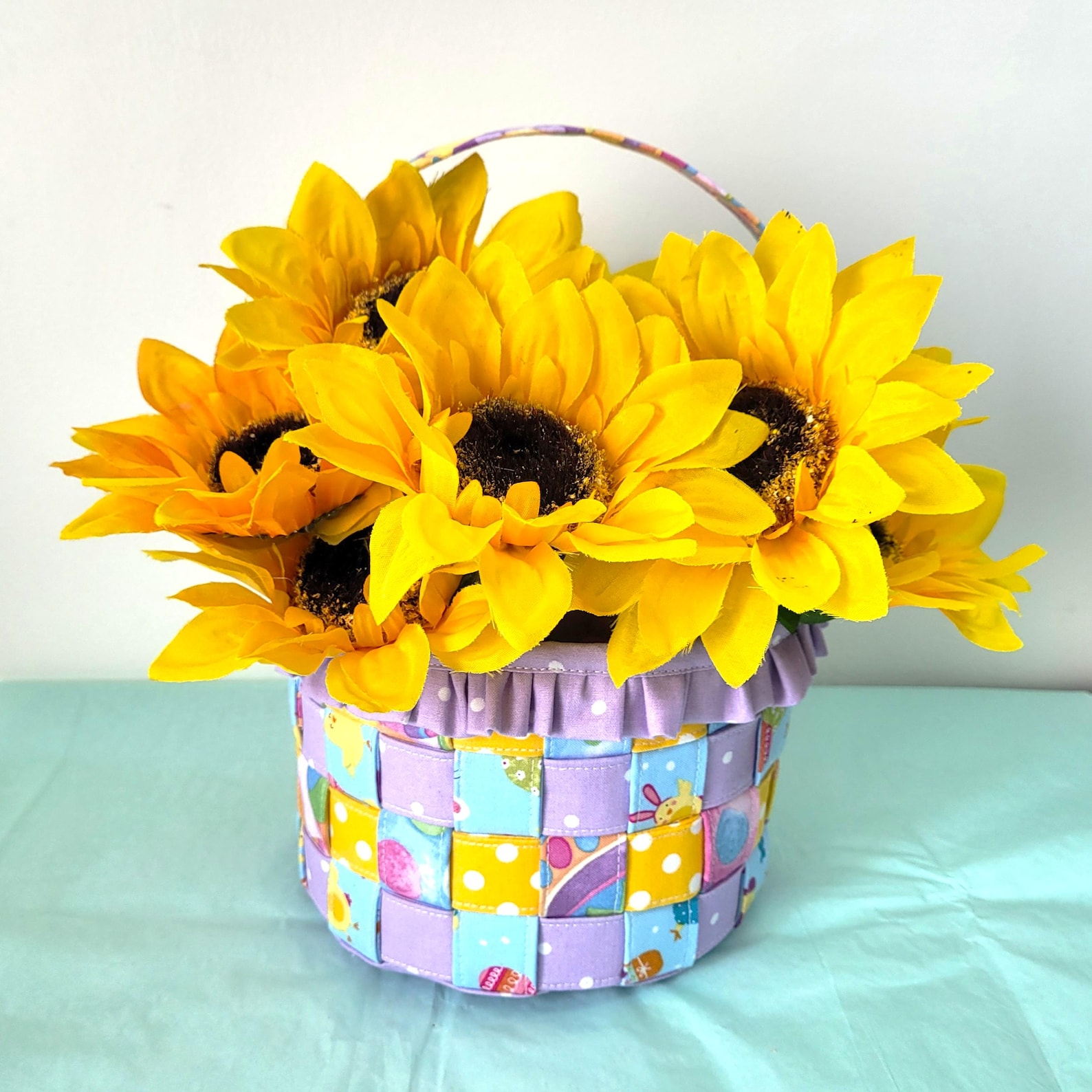 Woven Fabric Easter Basket Tutorial - Instant Digital Download PDF File ...