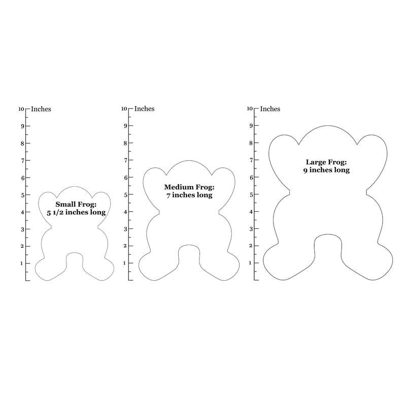 Easy Frog Sewing Pattern Digital Download - Etsy