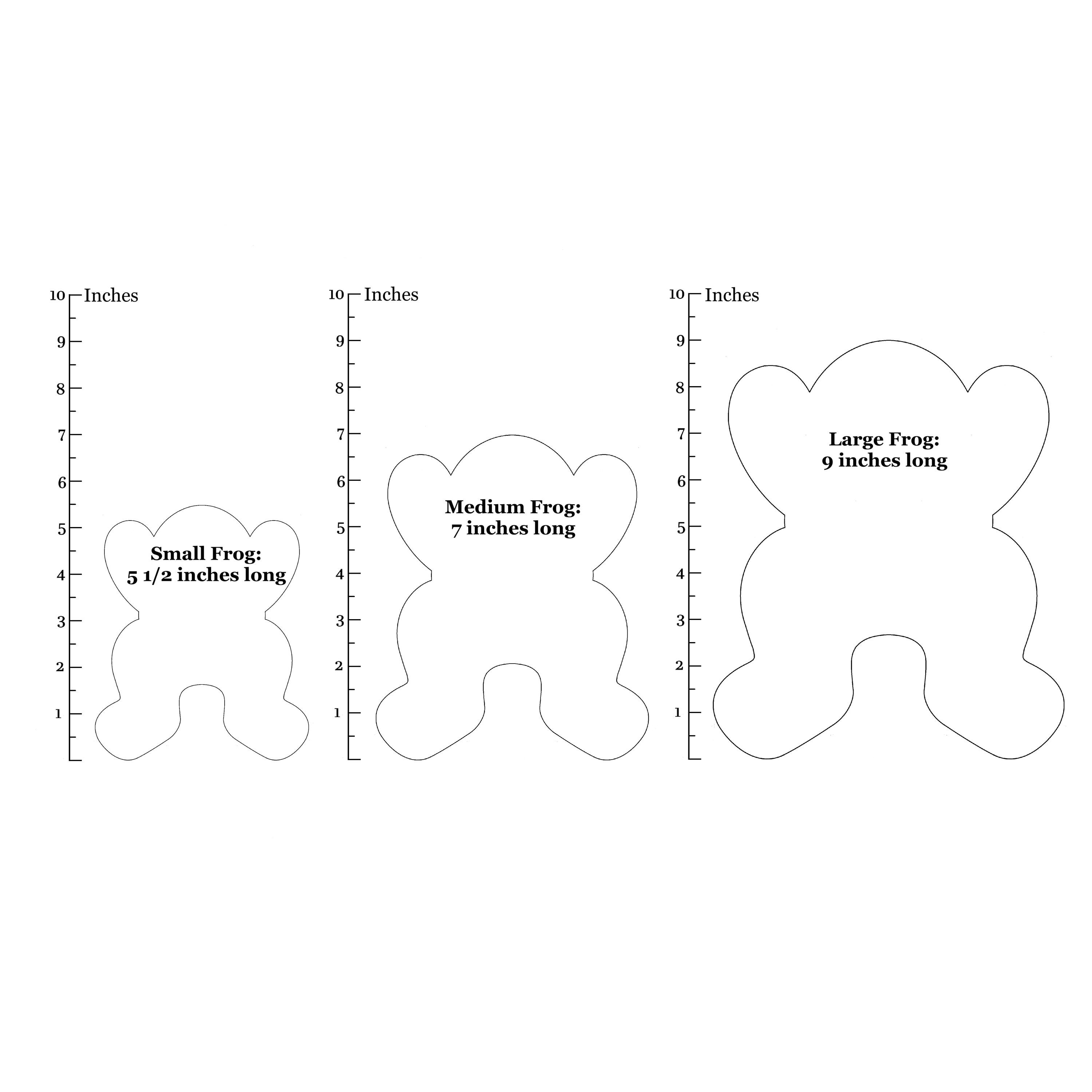 Easy Frog Sewing Pattern Digital Download - Etsy