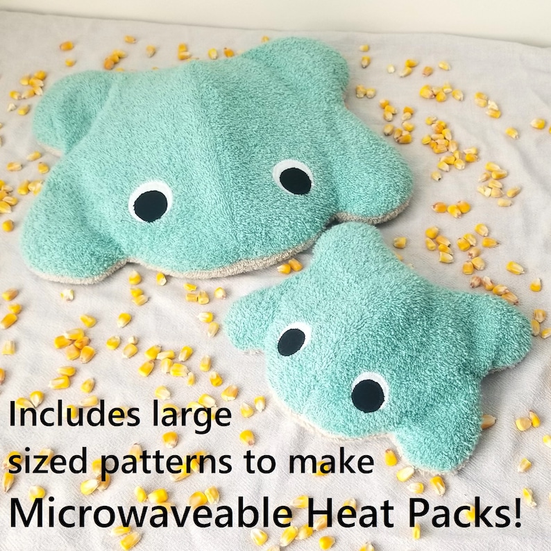 Toad Heat Pack Sewing Pattern: Fidget and Sensory Toy Including 6 Sizes ...