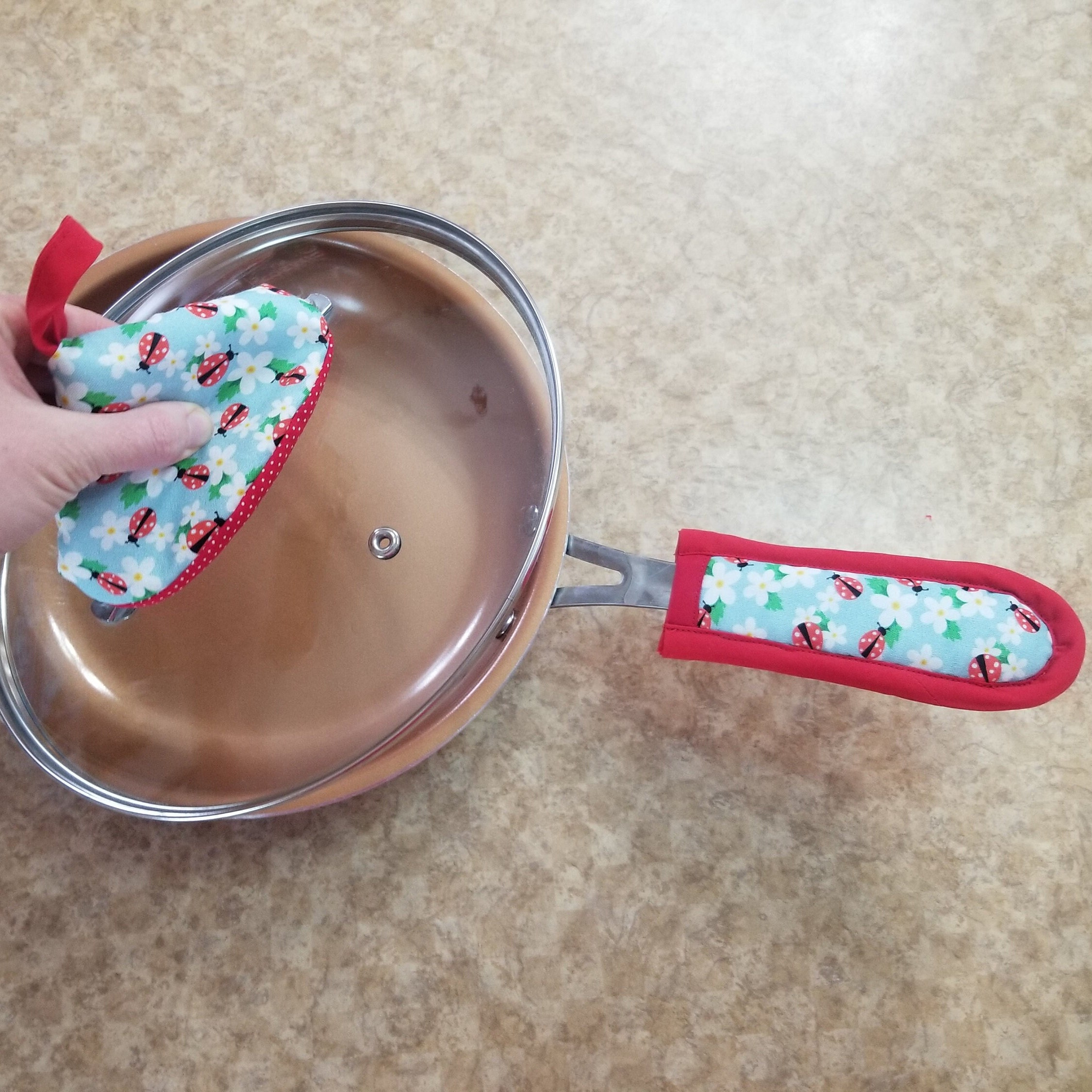 Pan Handle Cover PDF Pattern: Cast Iron Skillet & Lid Holders (digital ...