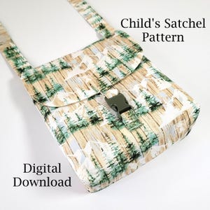 Schnittmuster Schulranzen - Umhängetasche mit Schnalle Digitaler Download