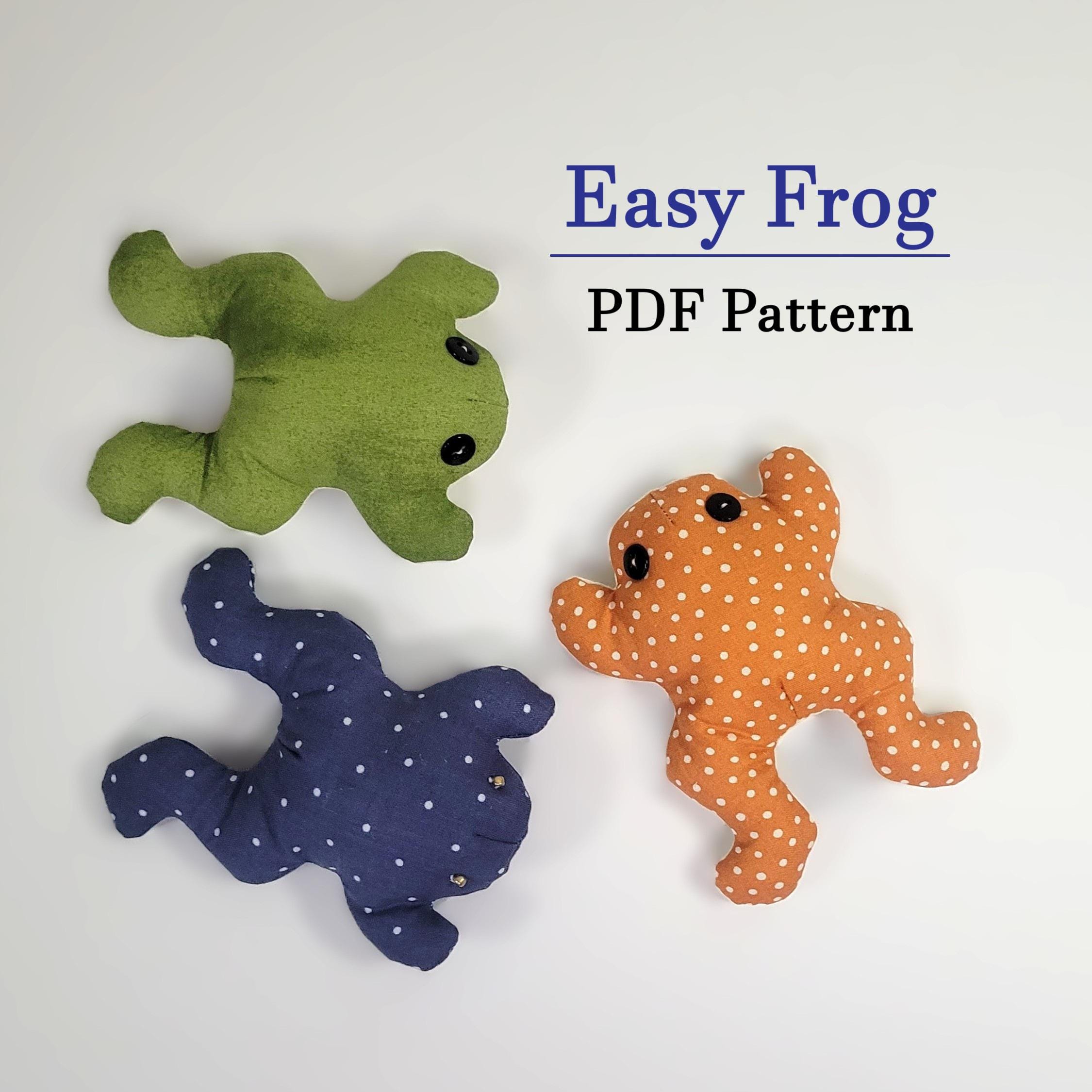 Easy Frog Sewing Pattern Digital Download - Etsy