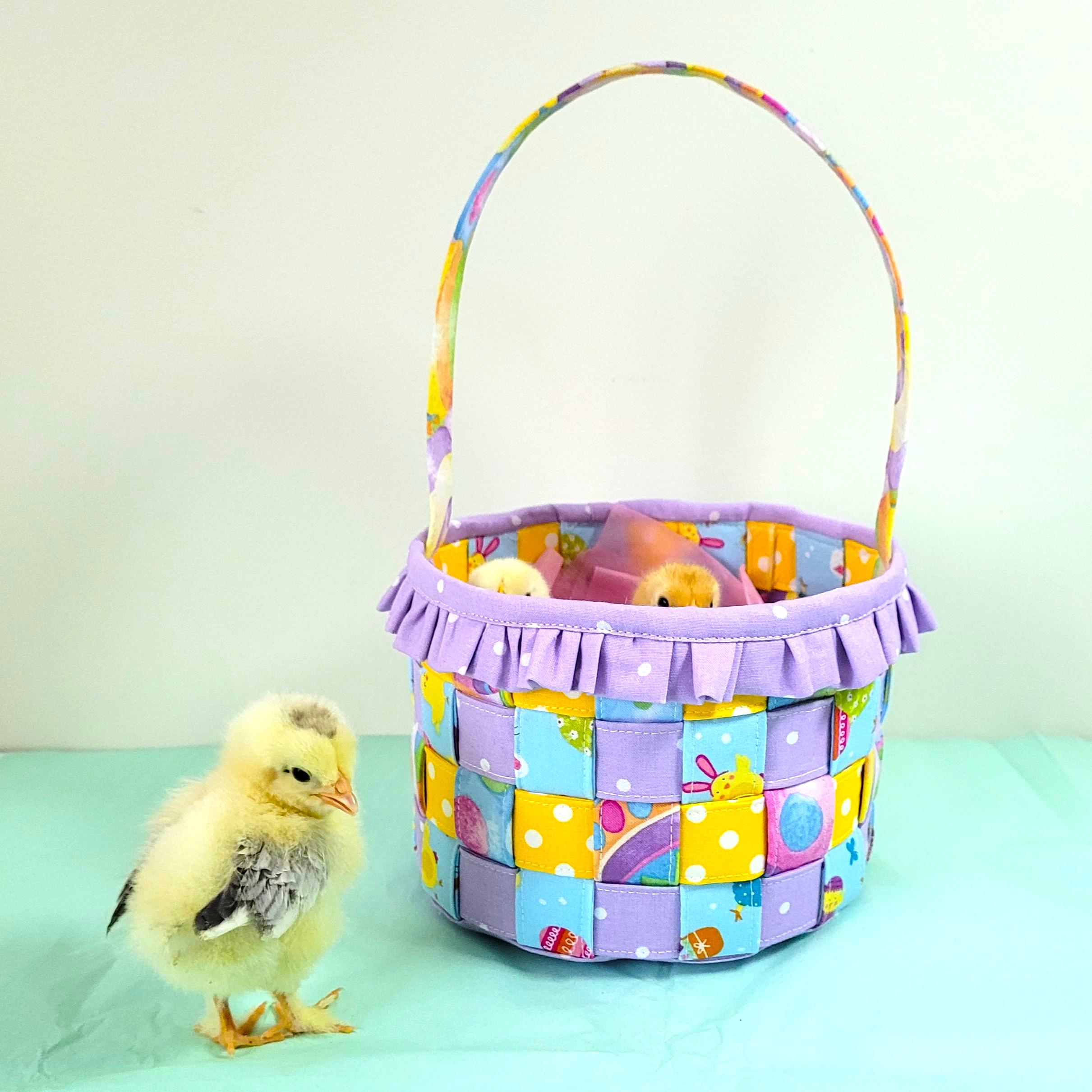 Woven Fabric Easter Basket Tutorial - Instant Digital Download PDF File ...