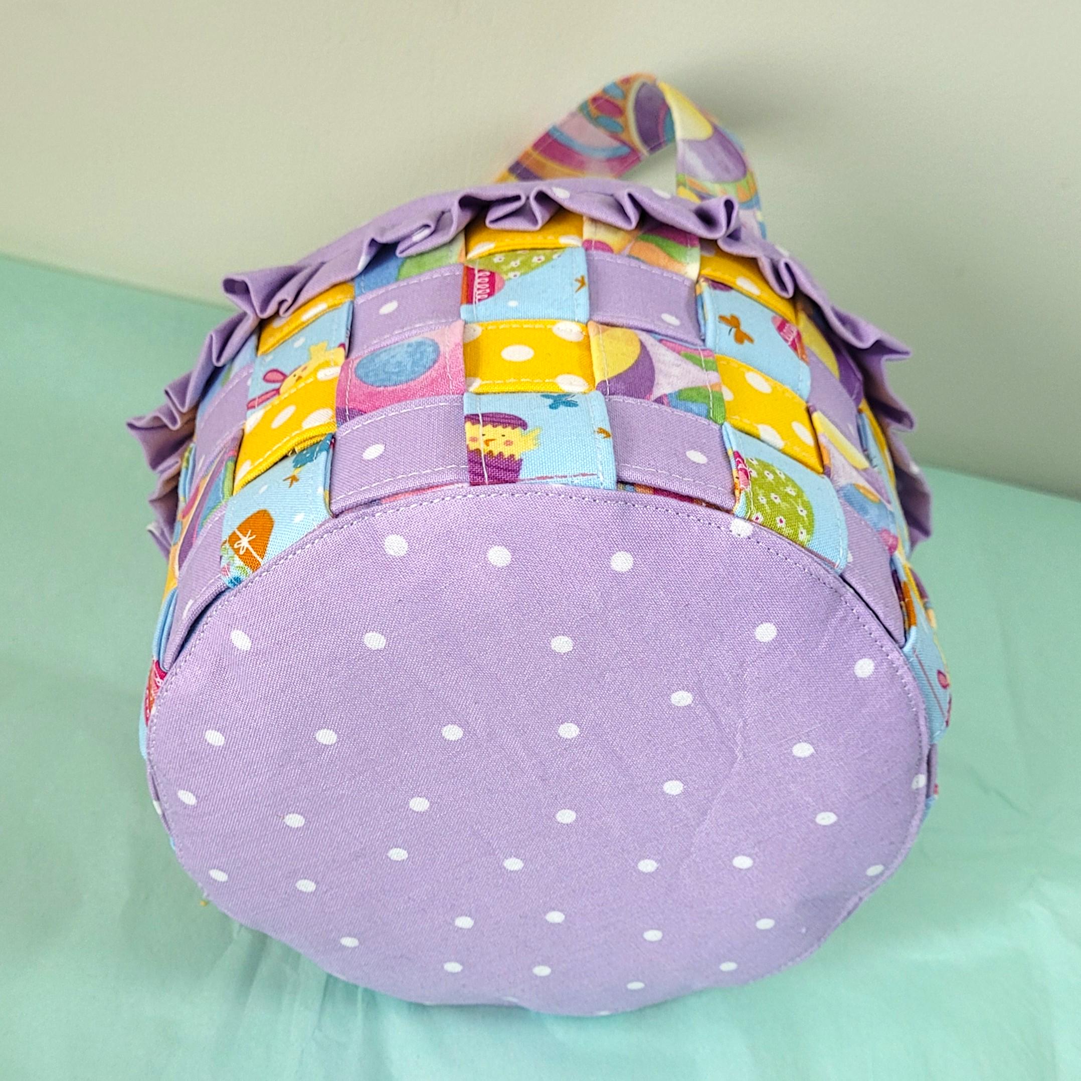 Woven Fabric Easter Basket Tutorial - Instant Digital Download PDF File ...