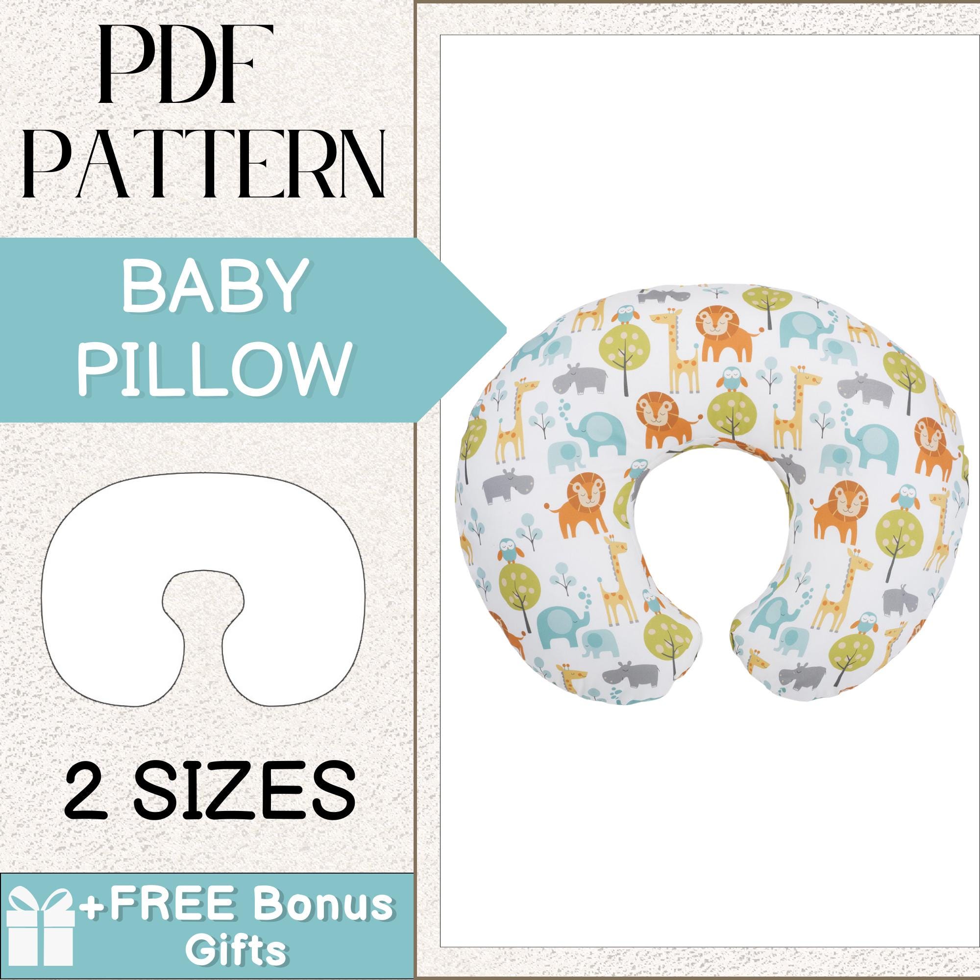 printable tummy time pillow sewing pattern PDF
