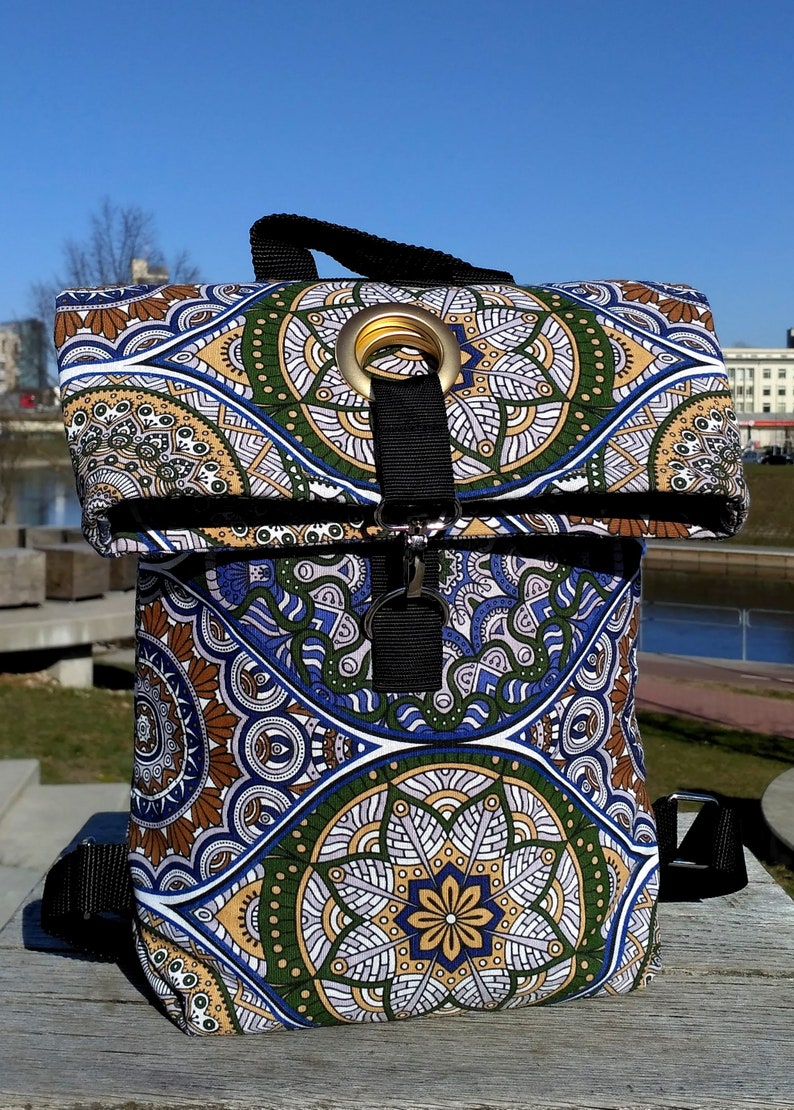 Canvas Medium Backpack with Eyelet