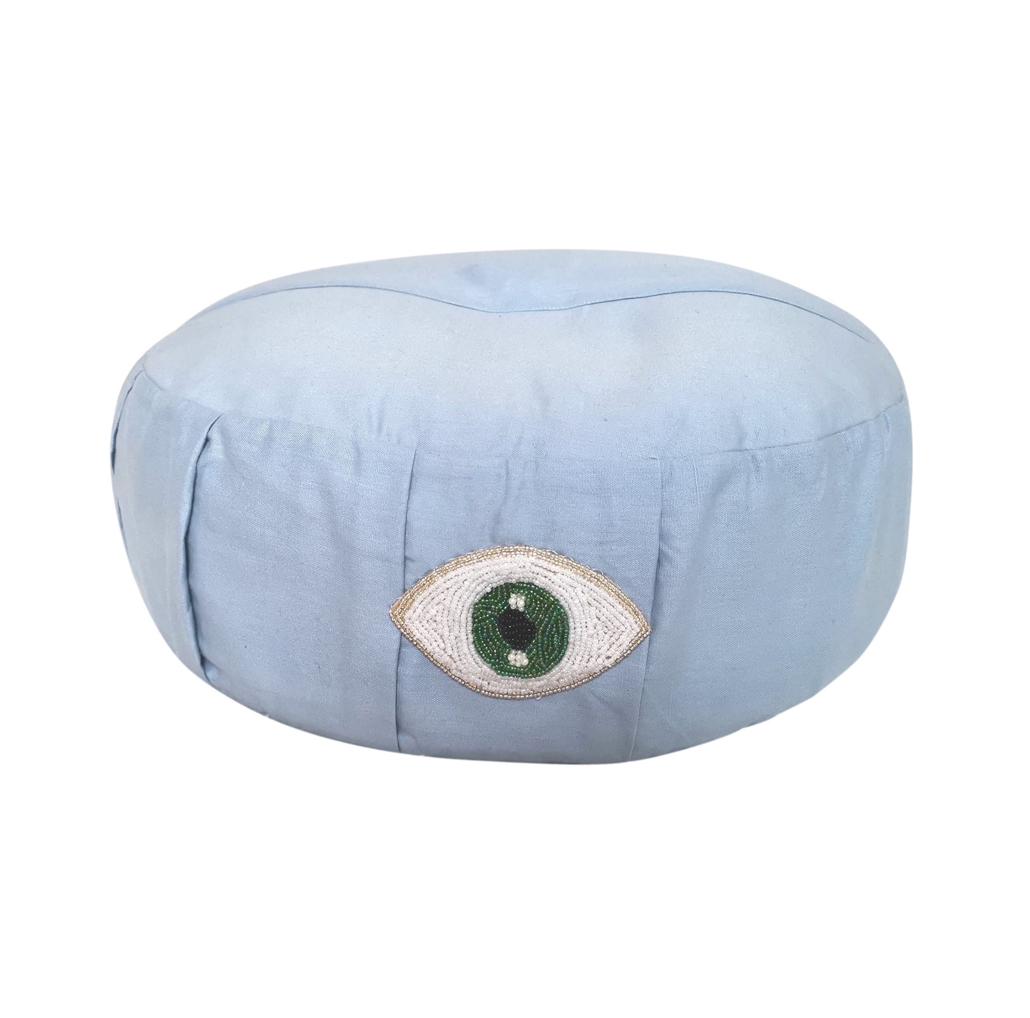 Coussin Bio de Méditation Bleu, 3Ème Oeil, Consciousness