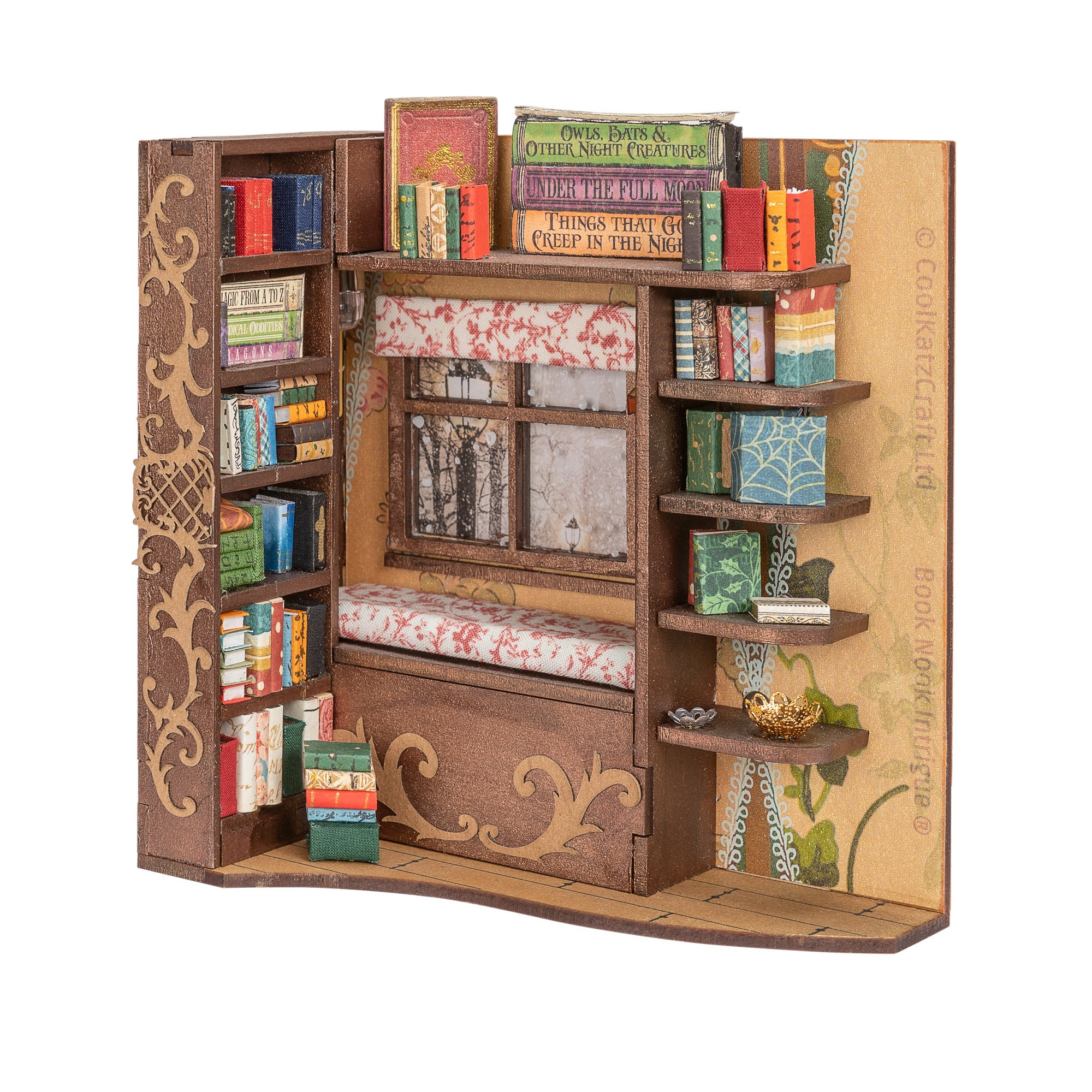 My first ever book nook - Magic House by Rolife : r/booknooks