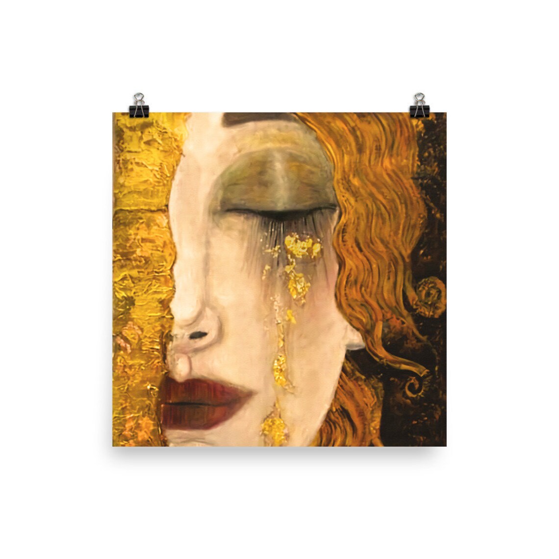 Golden Tears Art Nouveau Symbolism Famous Romantic Art Etsy