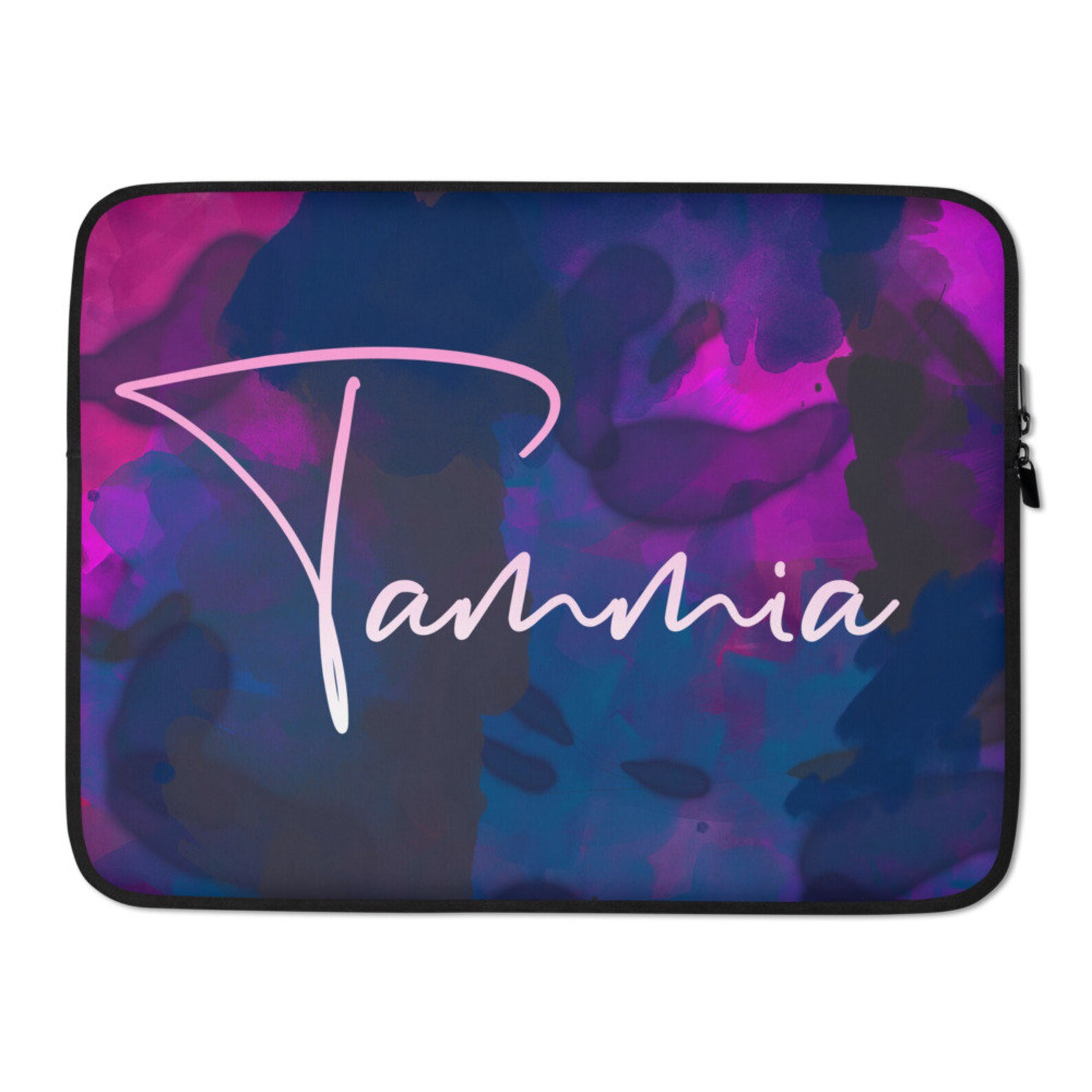 Personalized Laptop Sleeve Custom Name Laptop Sleeve Name Etsy