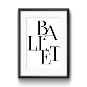 Ballet Quote Poster Ballet Poster Printable Ballet Print - Etsy
