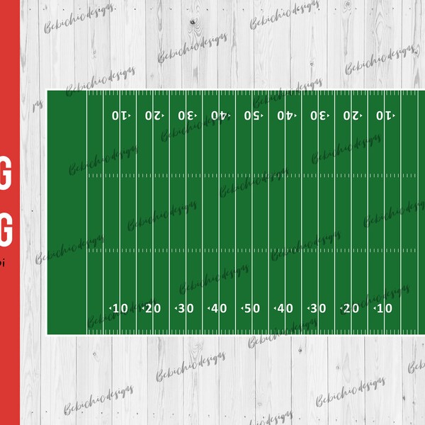 Football Field Yard Lines Svg Etsy