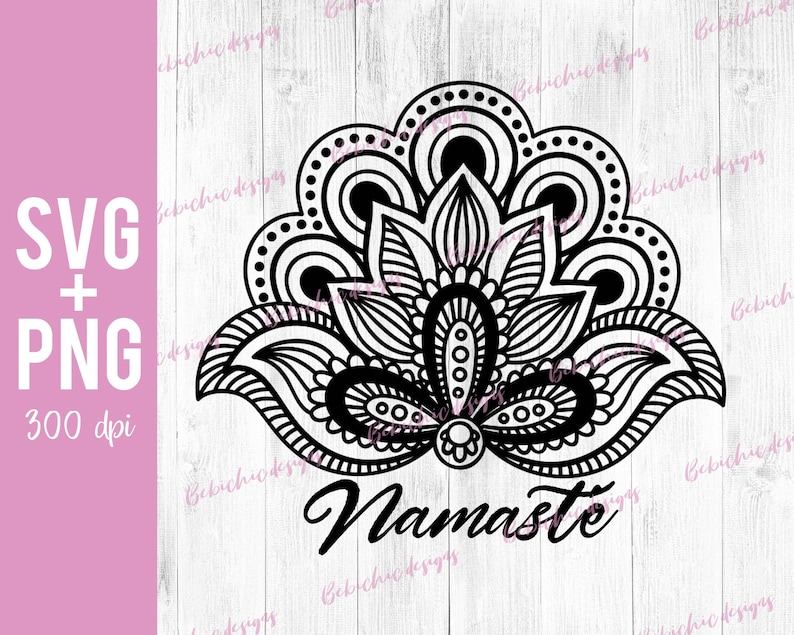 Download Lotus SVG MANDALA Half Mandala Svg Mandala SVG Mandala | Etsy