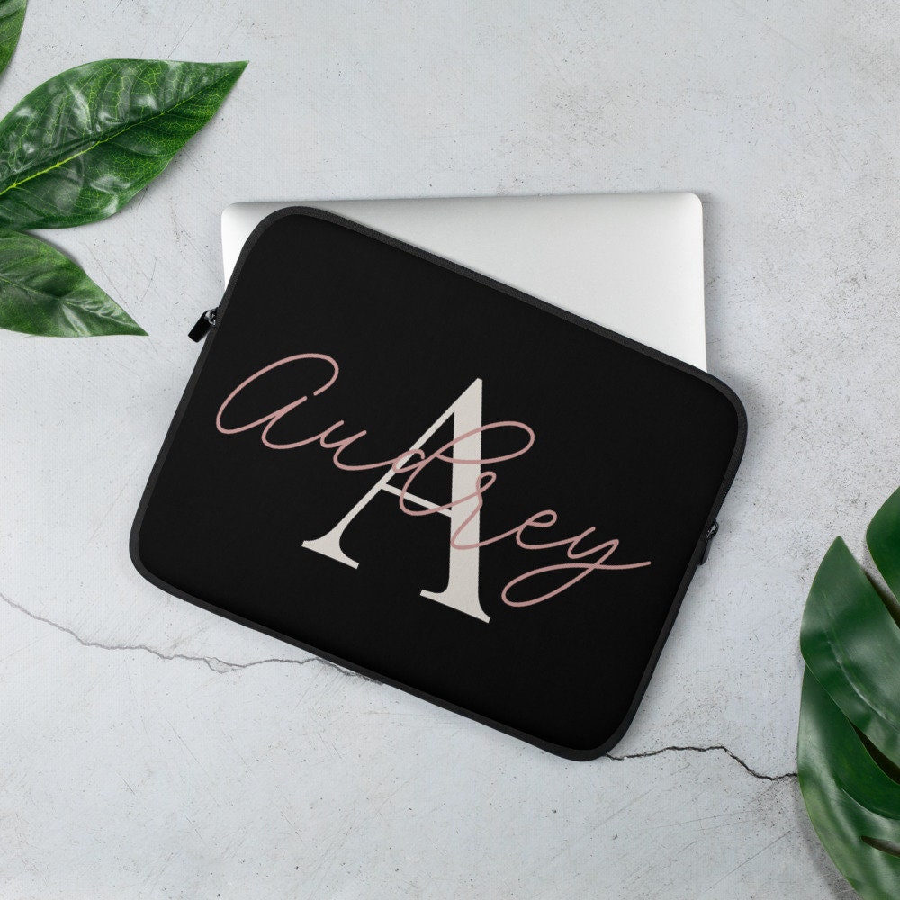 Custom Name Laptop Sleeve Personalized Laptop Sleeve Etsy
